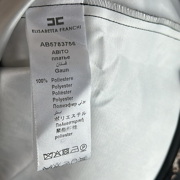 NWT Elisabetta Franchi Enchanted Forrest Dress Size 42(6) - Picture 8 of 16